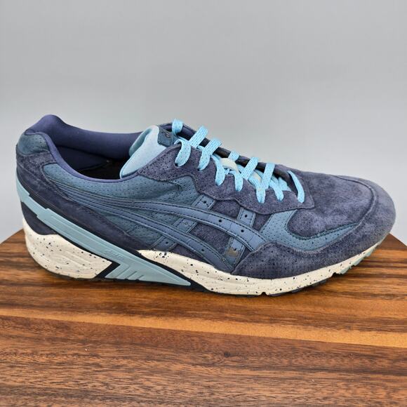 Asics Gel Sight Ronnie Fieg Shoes Men's 11 Blue Suede Leather Athletic Sneakers - Picture 1 of 11
